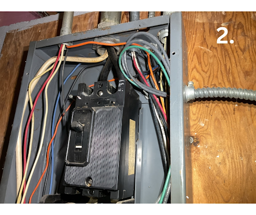 Improper Sealing on an Electrical Panel